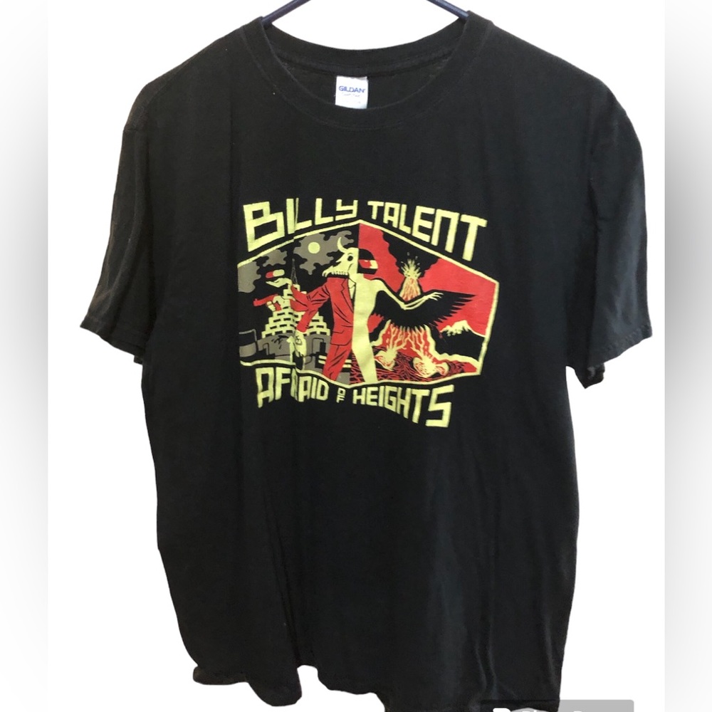 Billy Talent Concert T-Shirt Afraid of Heights 2017 Large Unisex Gildan Soft